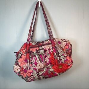 Vera Bradley XL Weekender Tote Bag Bohemian Blooms Floral Travel Bag Luggage